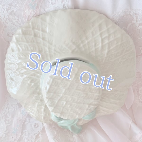 画像4: 【Vintage】Straw hat wall planter (4)