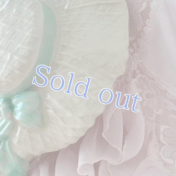 画像3: 【Vintage】Straw hat wall planter (3)