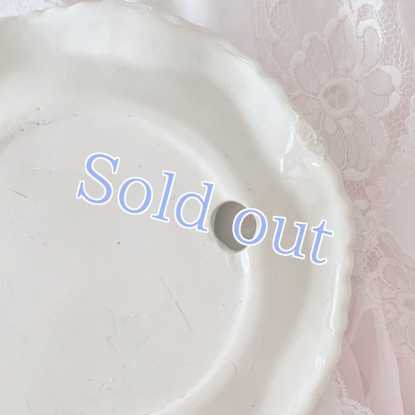 画像7: 【Vintage】Straw hat wall planter (7)