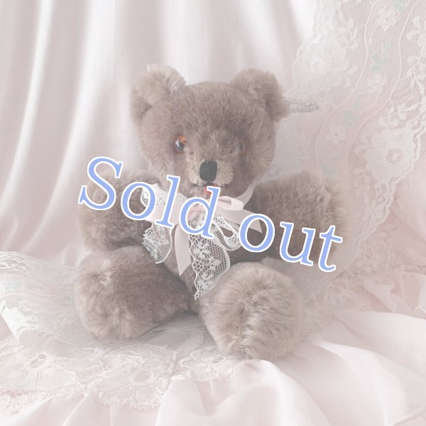 画像1: 【Vintage】Antique chocolate bear (1)