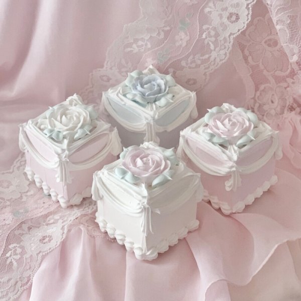 画像1: Fake Cube Cake  Rose (1)