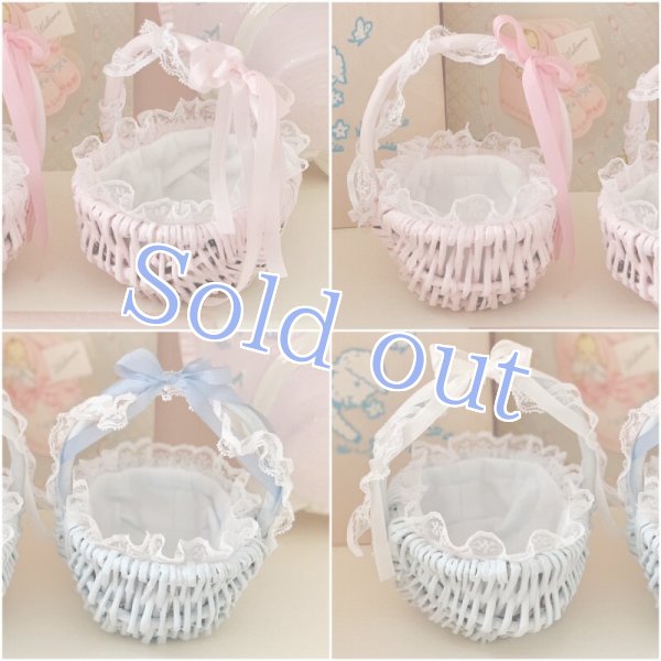 画像1: 《受注》【for stuffed & doll】Basket cradle mini (1)