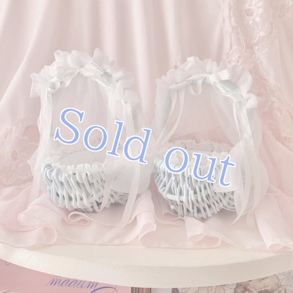 画像4: 【for stuffed & doll】Basket cradle mini veil (4)