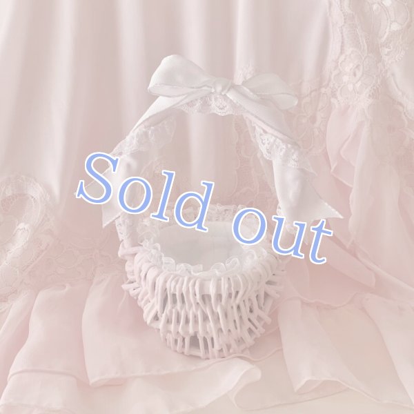 画像4: 【for stuffed & doll】Basket cradle mini ribbon (4)
