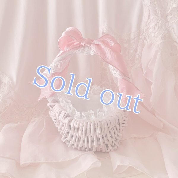 画像5: 【for stuffed & doll】Basket cradle mini ribbon (5)