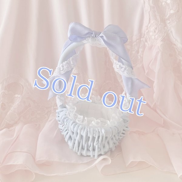 画像6: 【for stuffed & doll】Basket cradle mini ribbon (6)