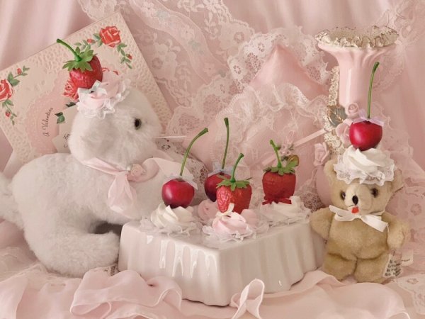 画像6: 【For stuffed & doll】Whip cherry headdress (6)