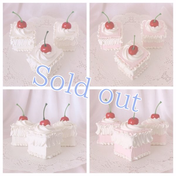 画像4: 【Sugar】petit cube cake (cherry) (4)