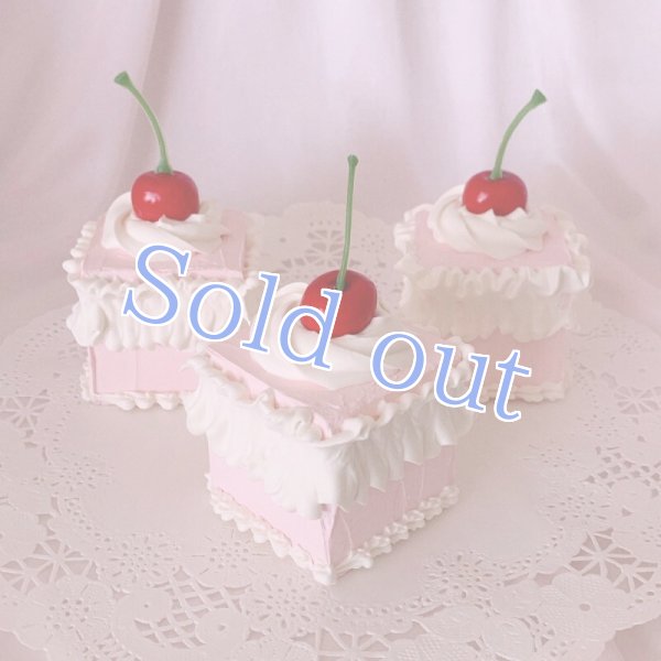 画像3: 【Sugar】petit cube cake (cherry) (3)