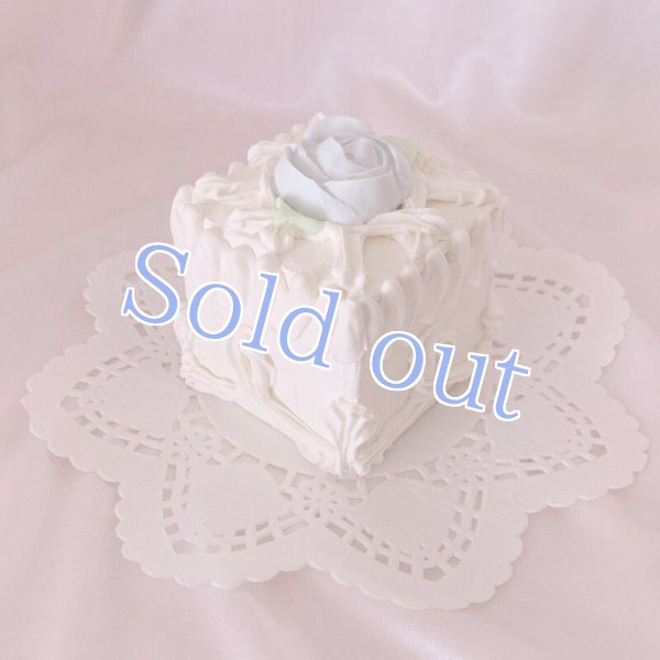 画像2: 【Sugar】petit cube cake (white) (2)