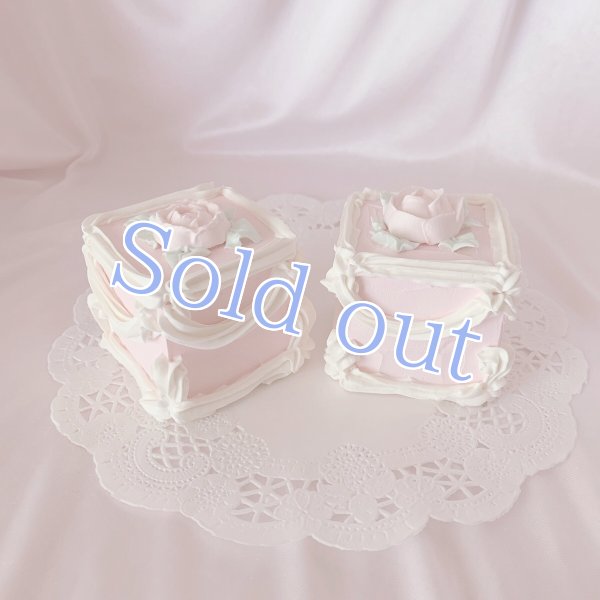 画像2: 【Sugar】petit cube cake (rose) (2)