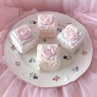 画像2: 【Sugar】petit cube cake rose (2)