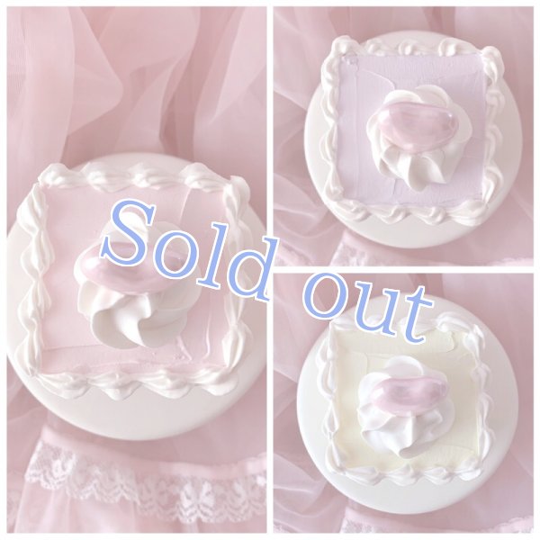 画像8: 【Sugar】petit cube cake pearl heart (8)