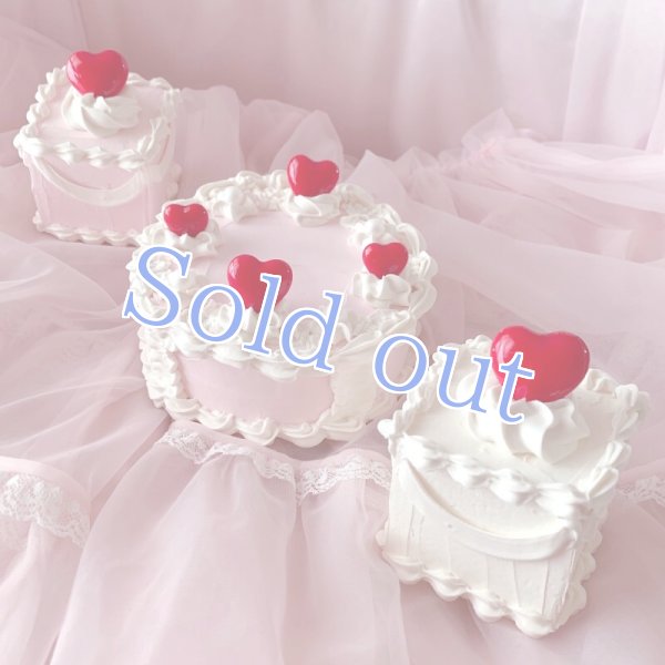 画像5: 【Sugar】petit cube cake pearl heart (5)