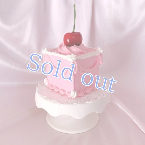 画像2: 【Sugar】petit cube cake cherry pink (2)