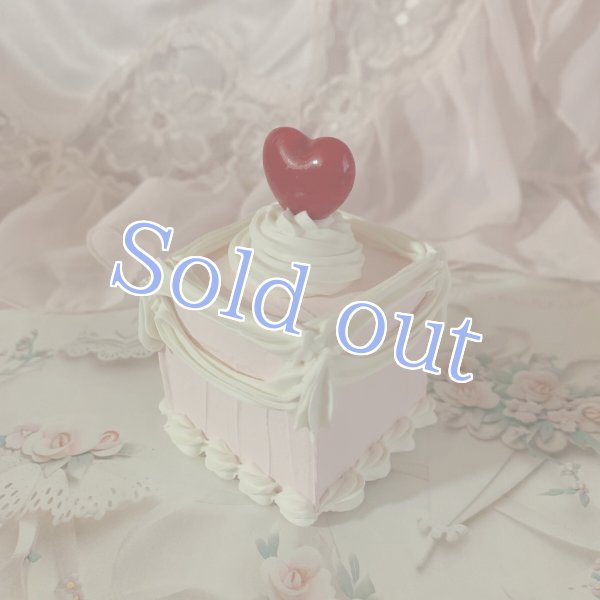 画像3: 【Sugar】petit cube cake red heart (3)