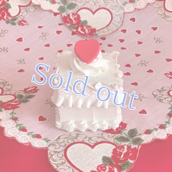 画像6: petit cube cake Late Valentine heart (6)