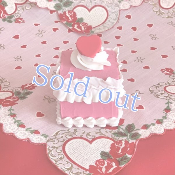 画像7: petit cube cake Late Valentine heart (7)