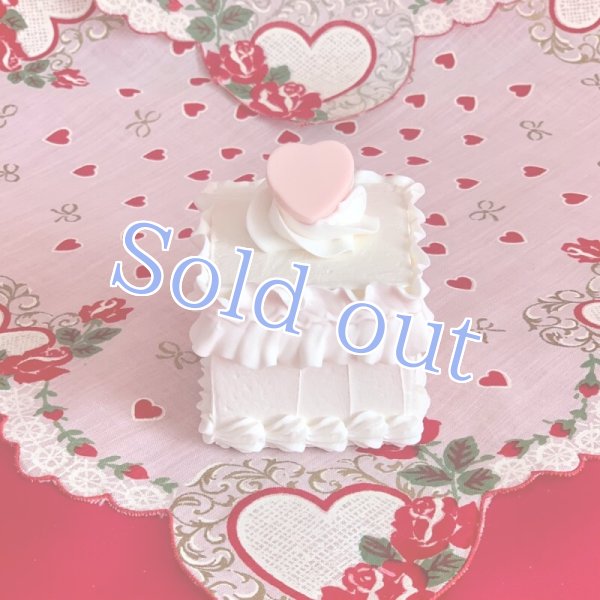 画像5: petit cube cake Late Valentine heart (5)