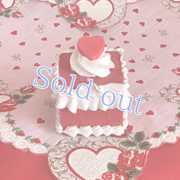 画像8: petit cube cake Late Valentine heart (8)