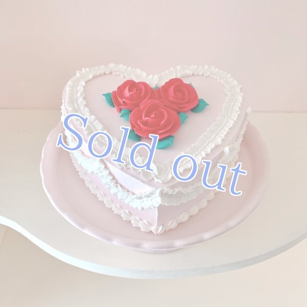 画像3: Heart Whole Cake Frill Rose (3)