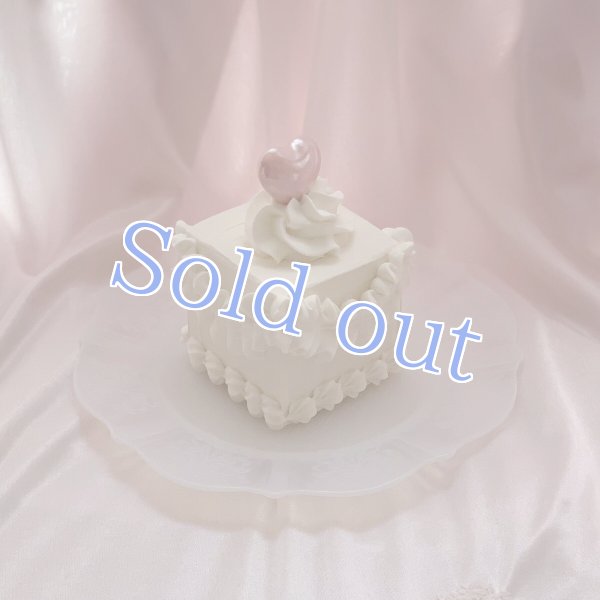 画像2: 【受注】Petit Cube Cake Heart (2)