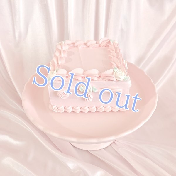 画像2: Valentine Small square Cake (2)