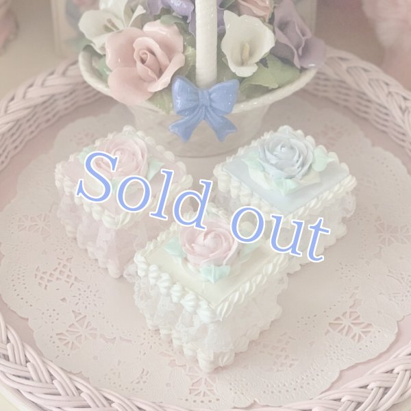 画像2: 【受注】Petit Cube Cake lace (2)