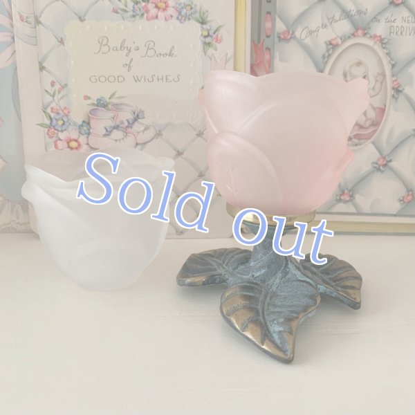 画像2: 【Vintage】Rose candle holder (2)