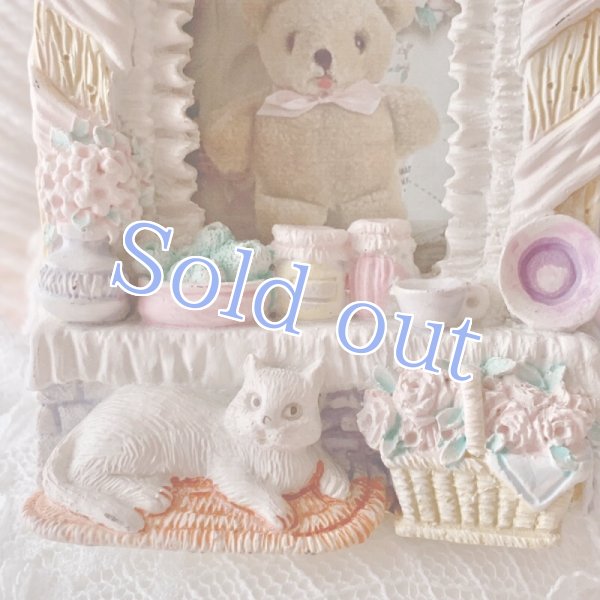画像2: 【Vintage】Kitty mini photo frame (2)