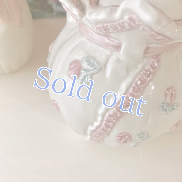 画像3: 【Vintage】Rose ribbon tea set (3)