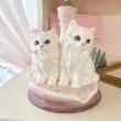 画像3: 【Vintage】Kitty porcelain lamp (3)