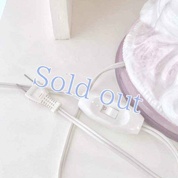 画像6: 【Vintage】Kitty porcelain lamp (6)