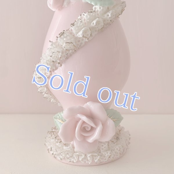 画像3: 【Vintage】Rose lace vase (3)