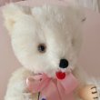 画像4: 【Vintage】Fluffy white jointed bear (4)