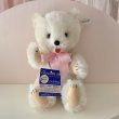 画像1: 【Vintage】Fluffy white jointed bear (1)