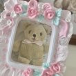 画像3: 【Vintage】Lace rose photo frame (3)