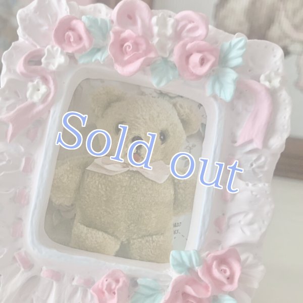 画像3: 【Vintage】Lace rose photo frame (3)