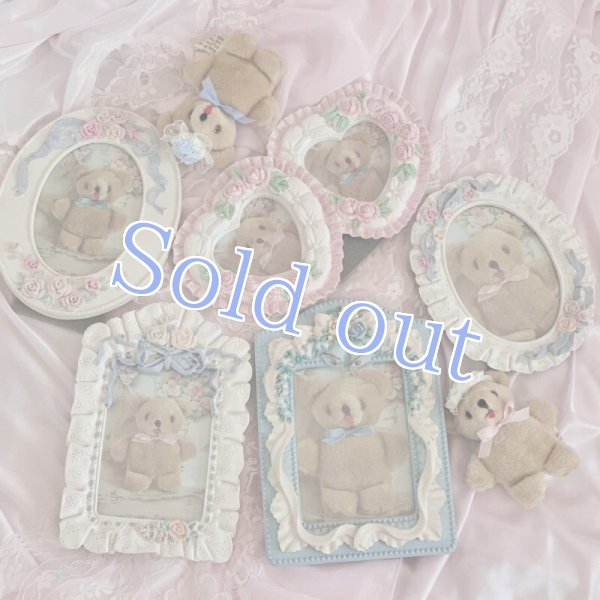 画像15: 【Vintage】 Ribbon & roses frame (15)