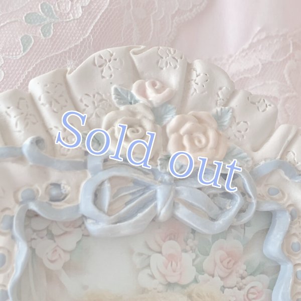 画像6: 【Vintage】 Ribbon & roses frame (6)