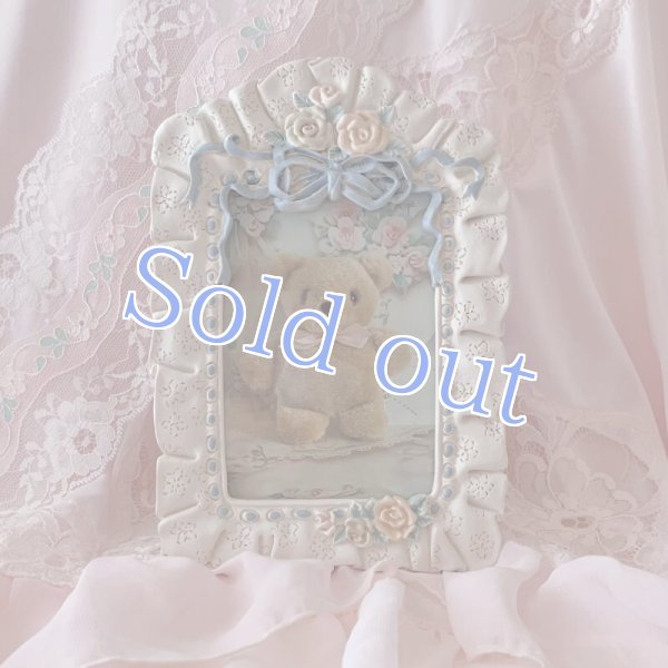 画像5: 【Vintage】 Ribbon & roses frame (5)