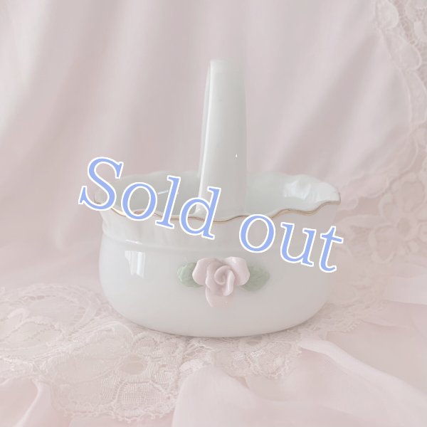 画像4: 【Vintage】 Mini rose trinket box (4)