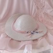 画像3: 【Vintage】 Ribbon hat wall planter (3)