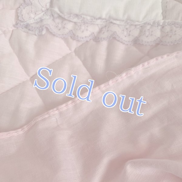 画像11: 【Vintage】Pastel quilting bed spread (11)