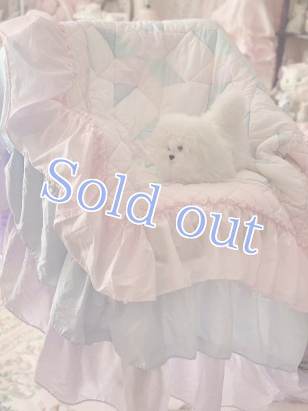 画像12: 【Vintage】Pastel quilting bed spread (12)