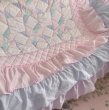 画像4: 【Vintage】Pastel quilting bed spread (4)