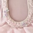 画像3: 【Vintage】Oval satin lace photo frame (3)