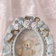 画像3: 【Vintage】Oval blue rose photo frame (3)