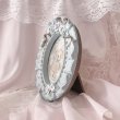 画像2: 【Vintage】Oval blue rose photo frame (2)