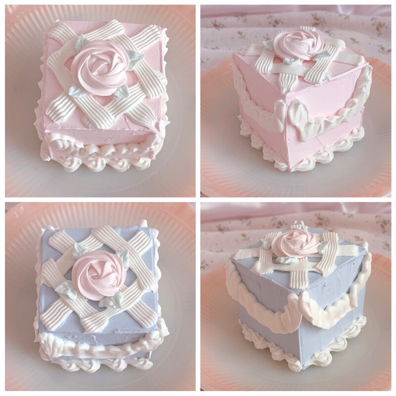 Sugar】petit cube cake petit rose - Sugar online shop